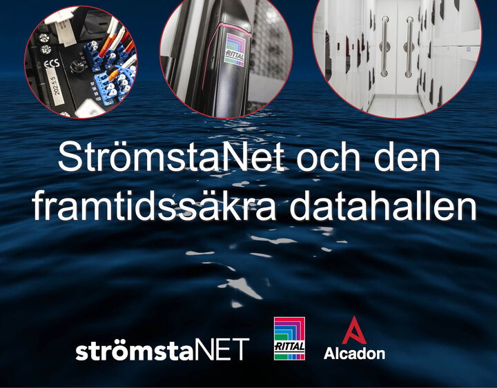 Alcadon är oerhört stolta och glada att få vara med och leverera en hållbar och framtidssäkrad datahall till StrömstaNet.